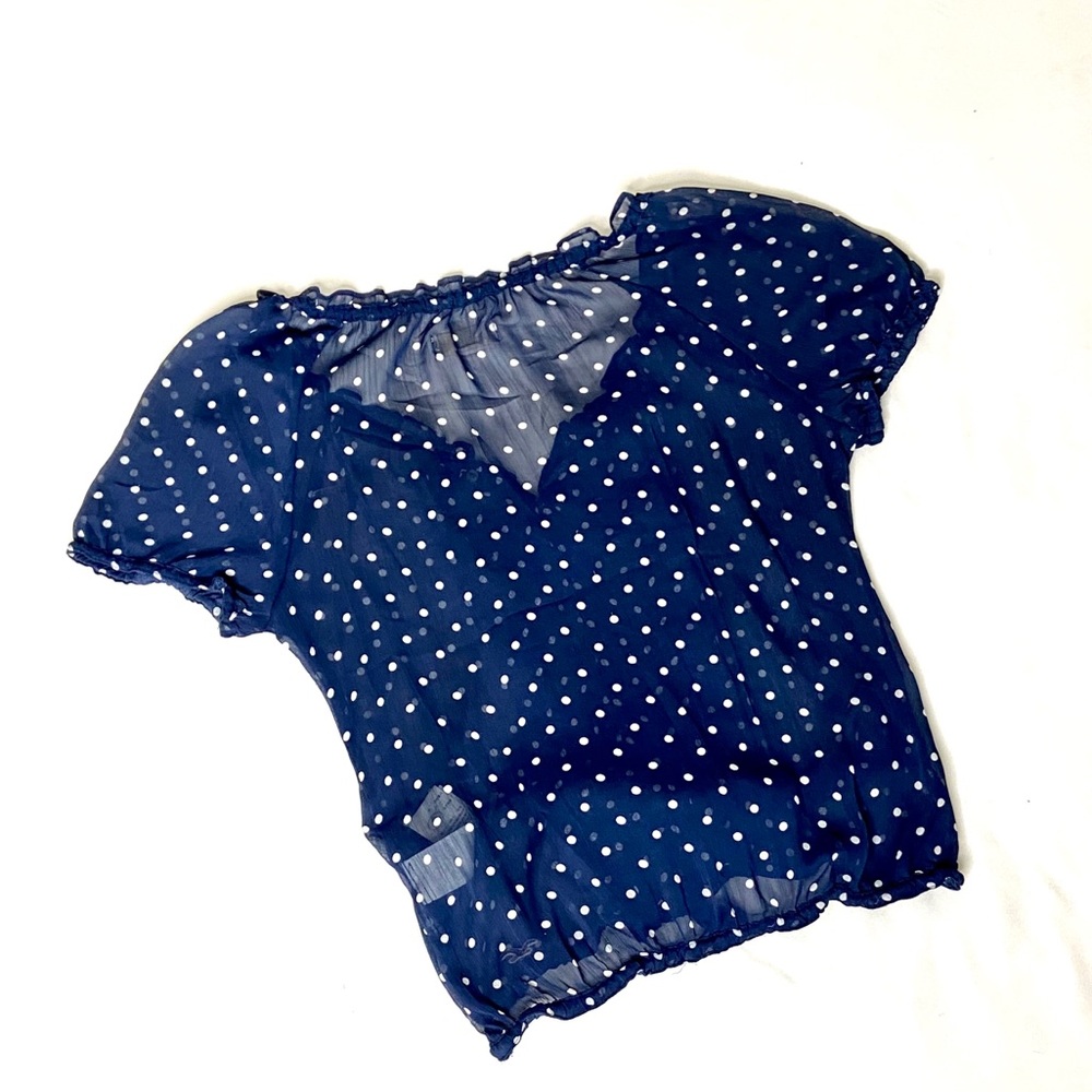 Hollister Sheer Ruffle Top - Picture 3 of 5